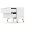 Manhattan Comfort Rockefeller 2.0 Nightstand, White 102GMC1 - alternate 10
